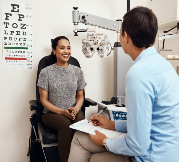 Doctor interviewing patient