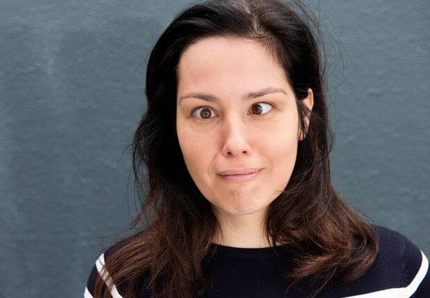 Woman with Adult Strabismus